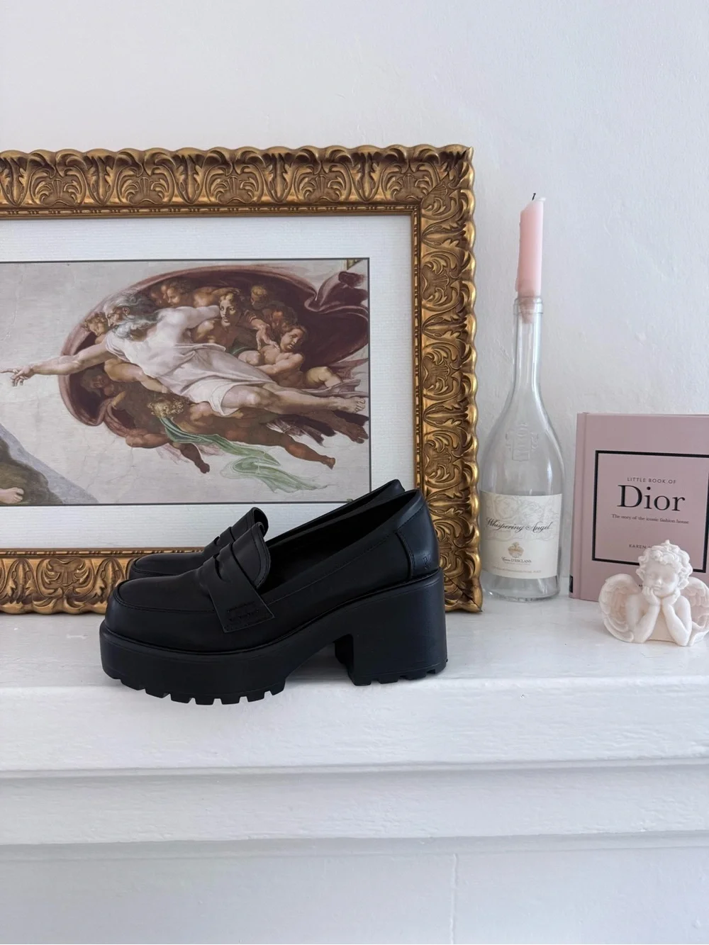 Black Platform Loafers